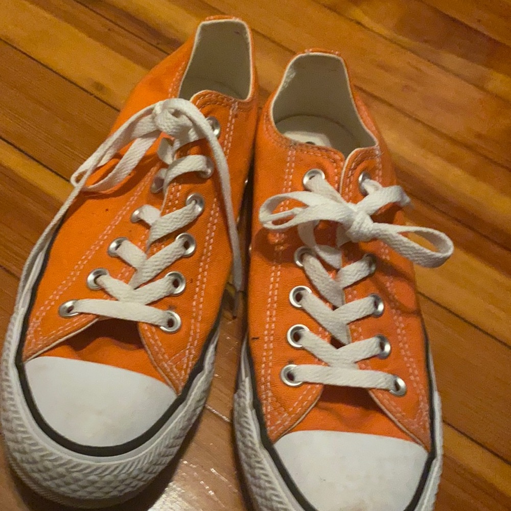 Orange converse